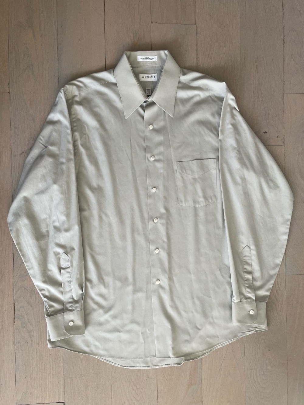 5 Men's Long-Sleeve Button Down Shirts 16.5 34/35 (Van Heus, C Klein, Ken Cole) - Picture 5 of 16